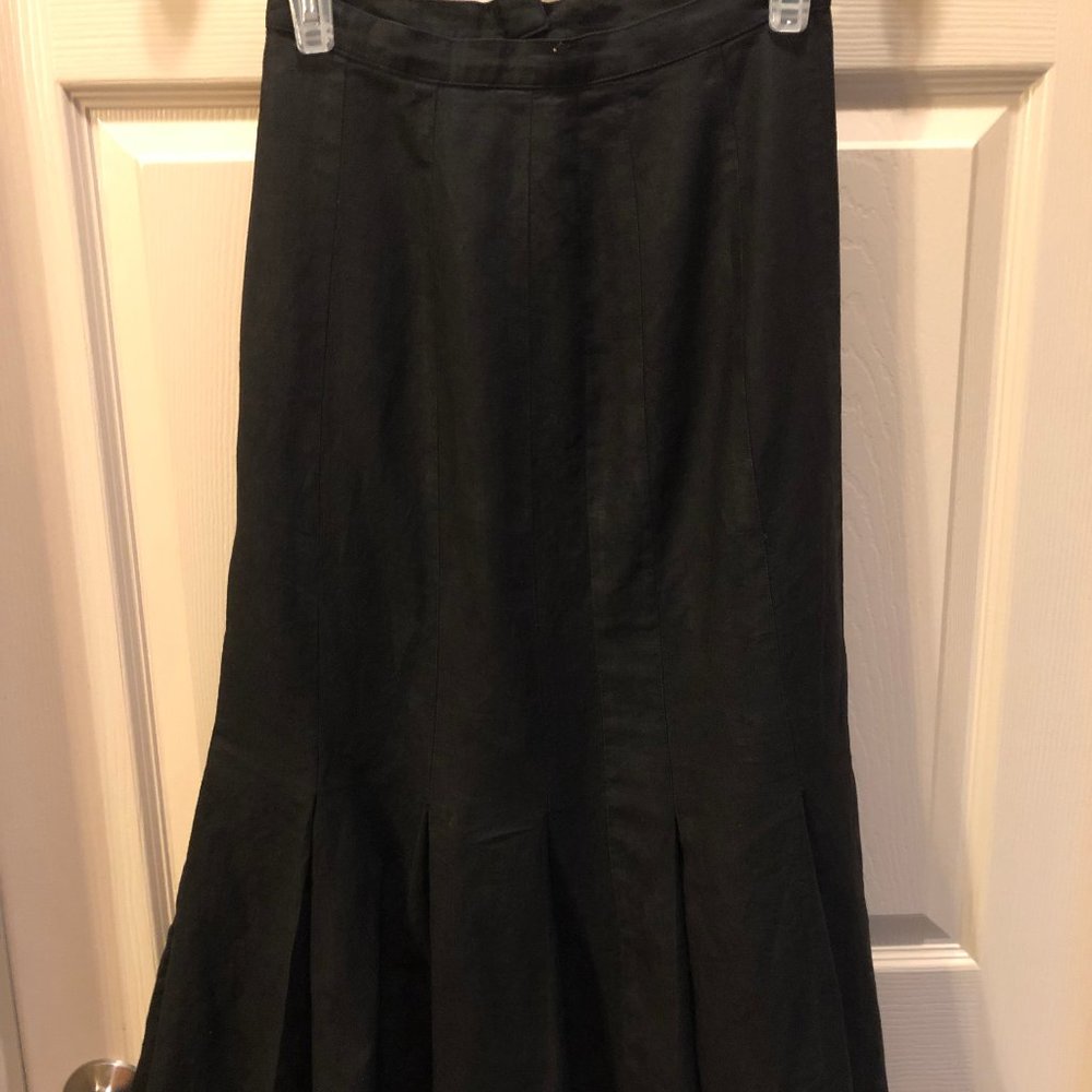 Cassidy fit and flare pleated skirt